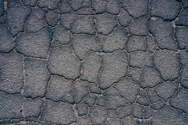 Alligator cracking across an asphalt surface, the pattern that shows the base underneath has started to move